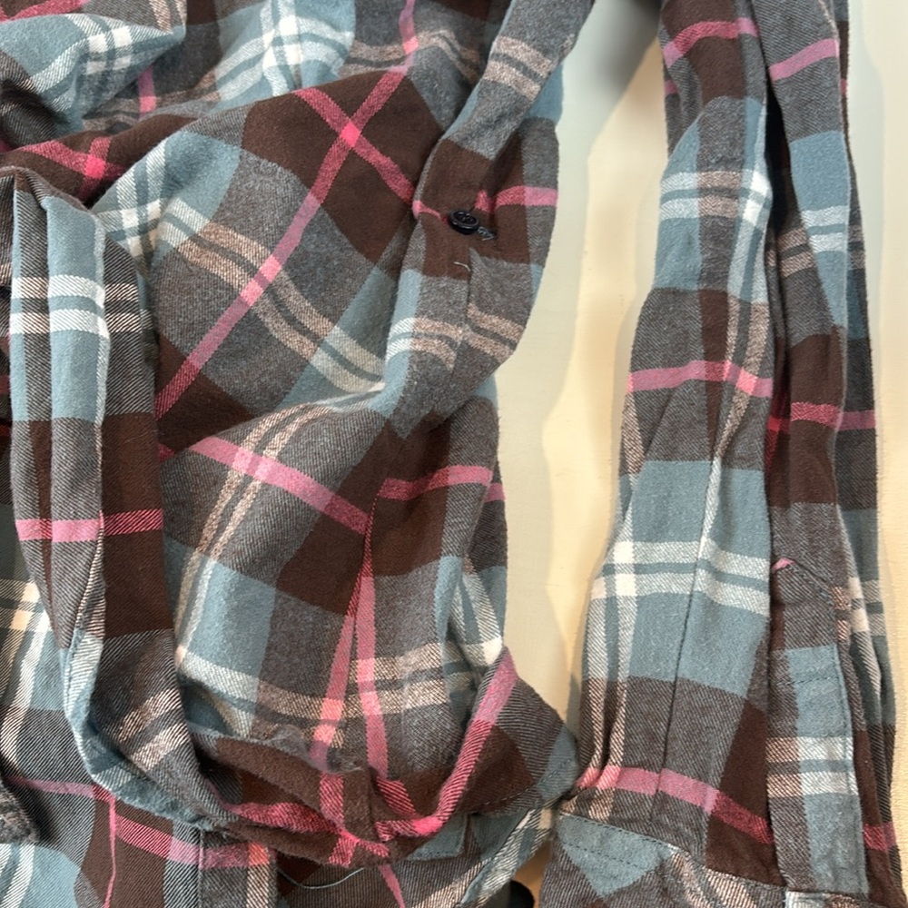 Matchstick‎ Shirt Womens Medium Plaid Flannel Button Down - Picture 9 of 9